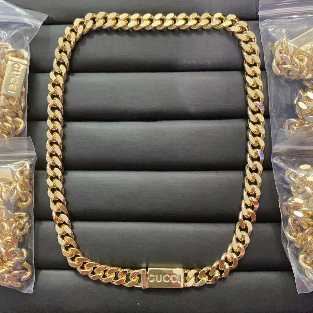 Shiny Chunky Link Necklace