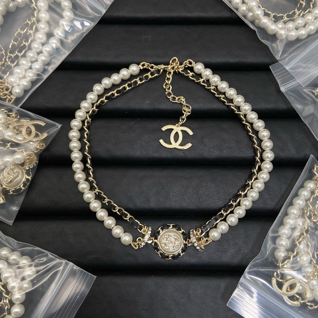 Lambskin Pearl Necklace
