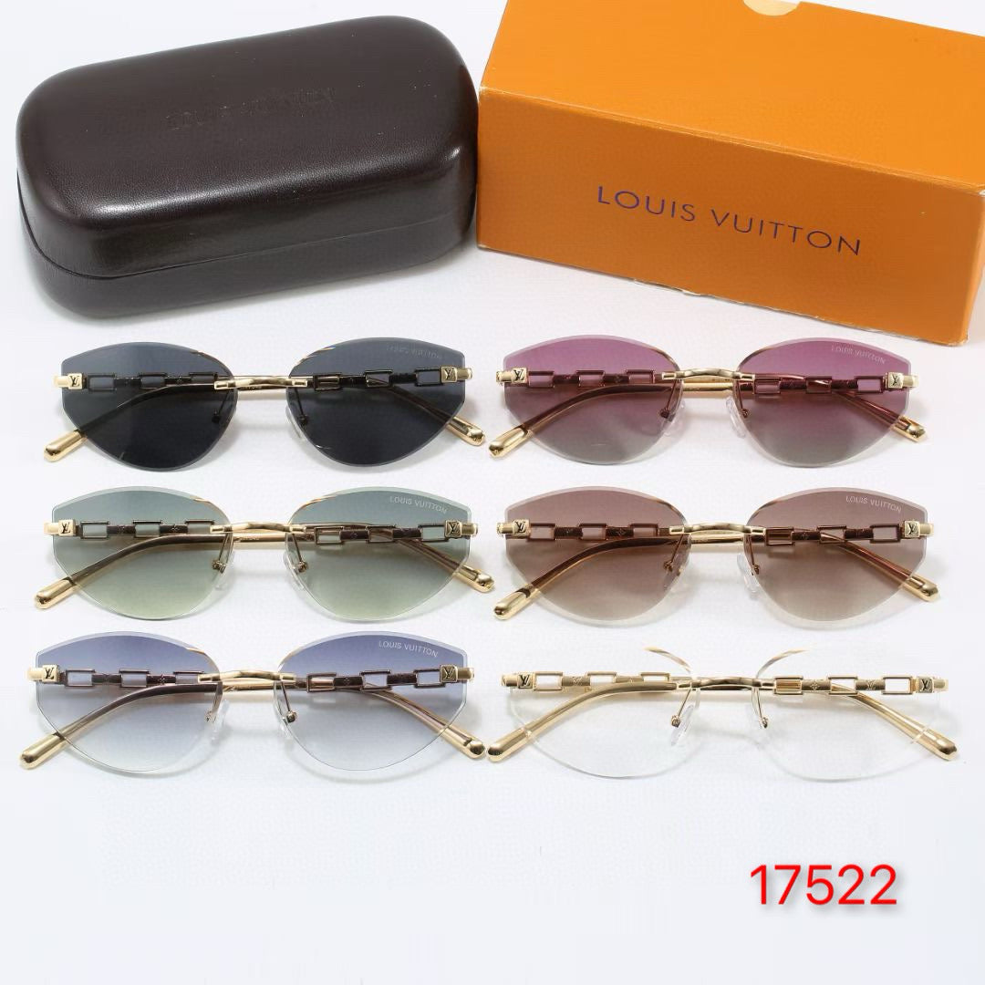2025 Metal Hollow Temple Sunglasses