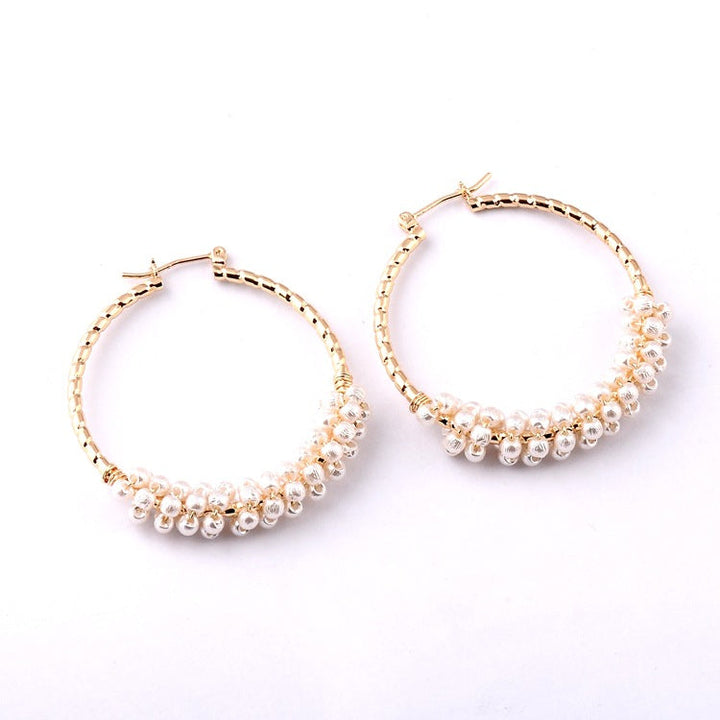 Fashion Letter Hollow Earrings