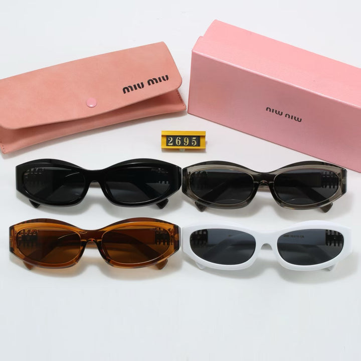 Glamorous Cat Eye Faux Square Sunglasses in 4 Colors