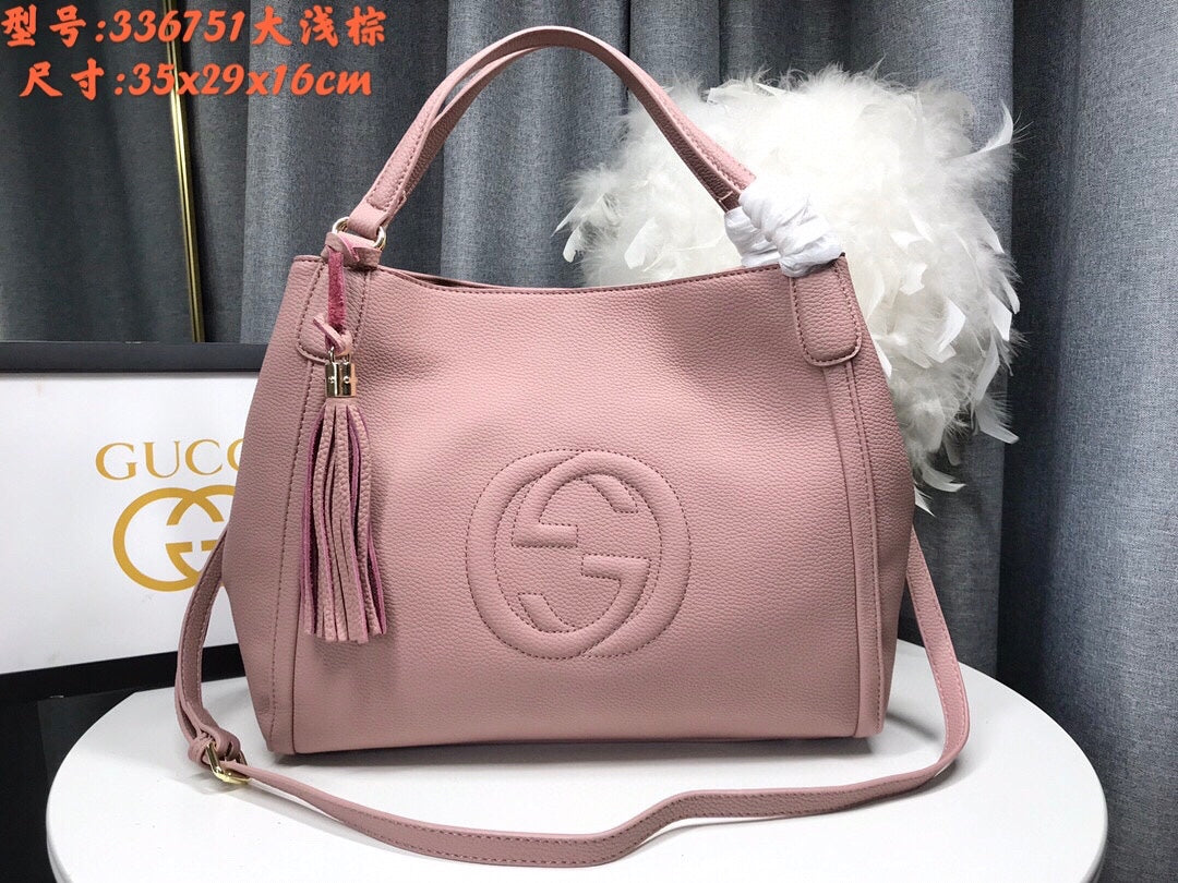 7 Colors Cowhide Tote Bag