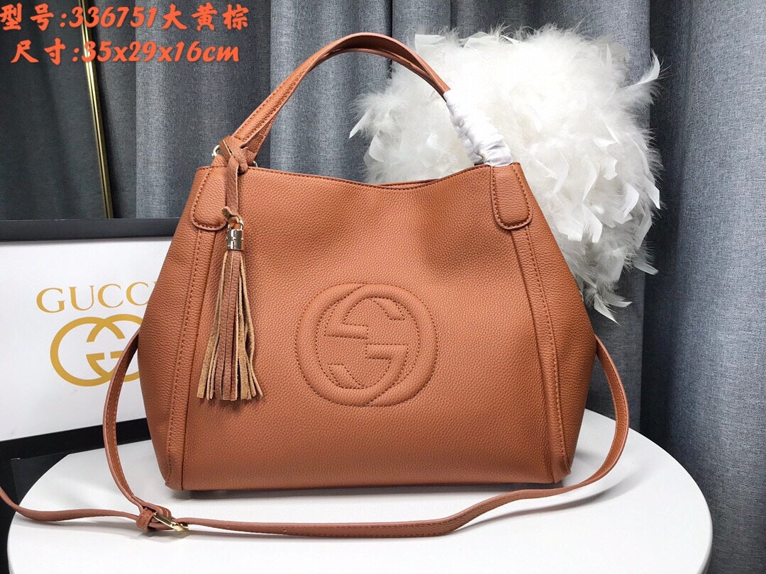 7 Colors Cowhide Tote Bag