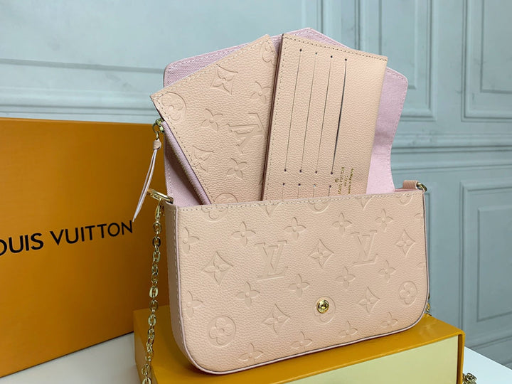 4 Colors Embossed Pattern Cowhide Bag