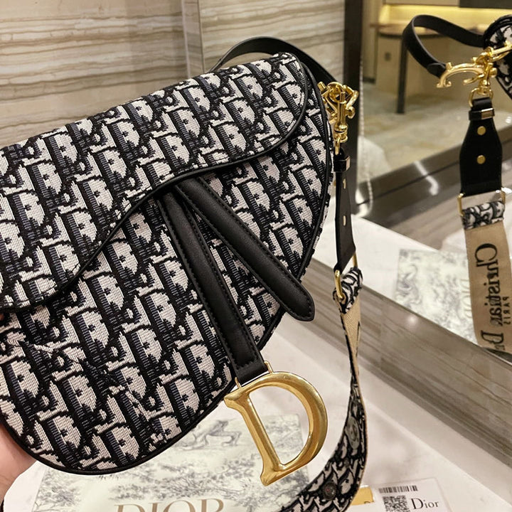 Classic Monogram Print Crossbody Handbag