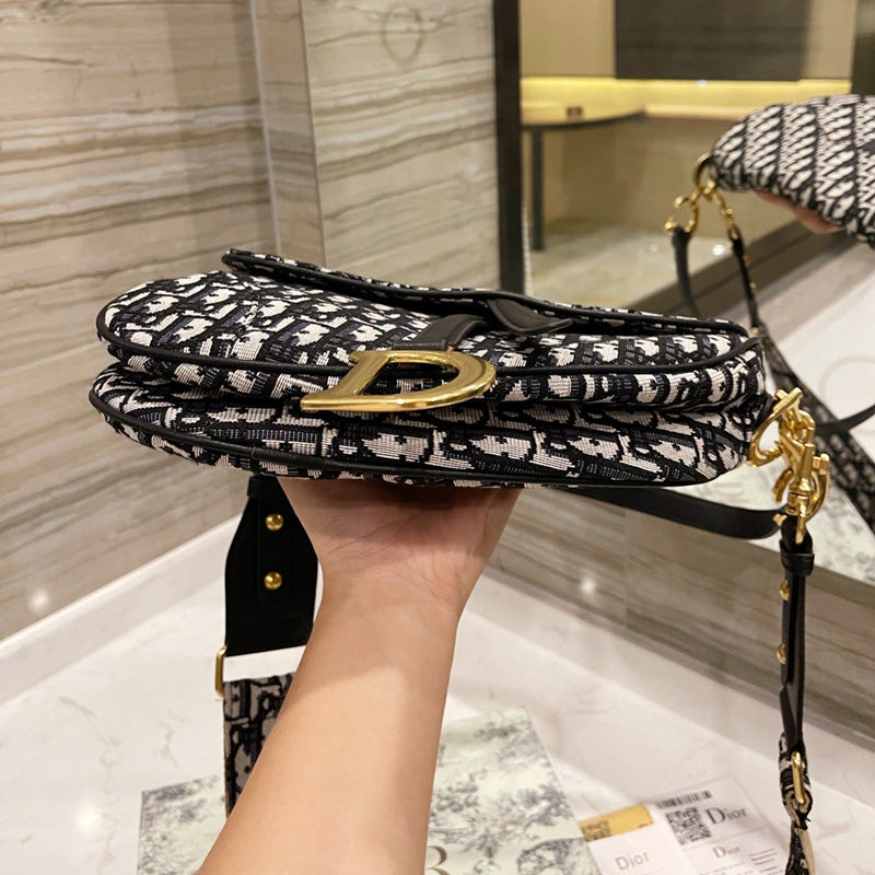 Classic Monogram Print Crossbody Handbag