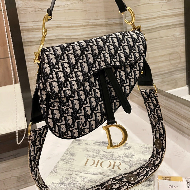 Classic Monogram Print Crossbody Handbag
