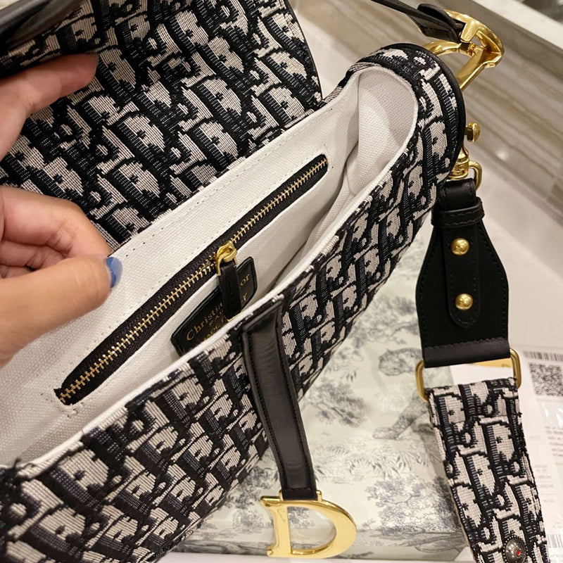 Classic Monogram Print Crossbody Handbag
