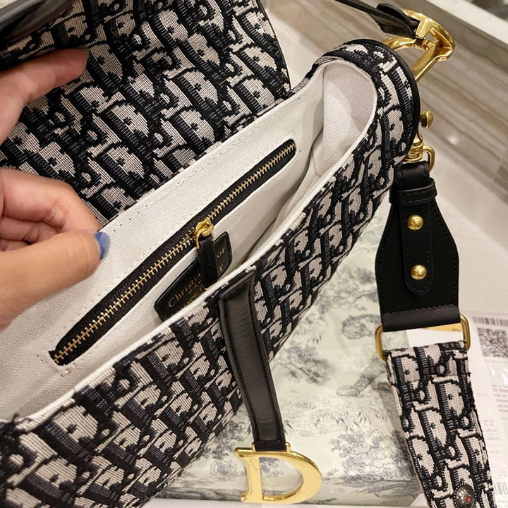 Classic Monogram Print Crossbody Handbag