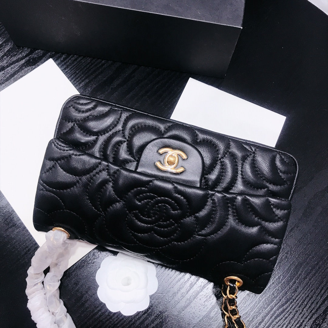 Fashion Flower Print Leather Women's Crossbody Bag Shoulder Bag