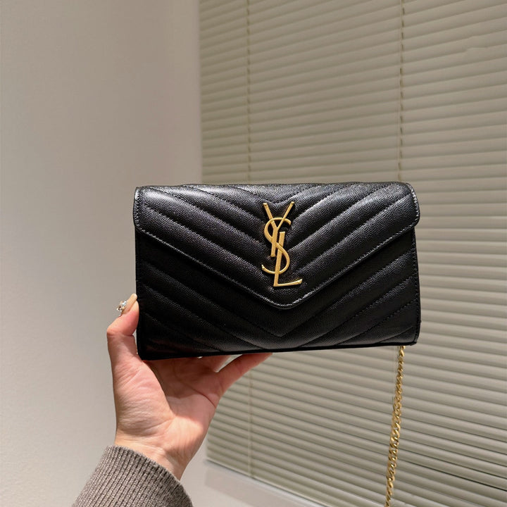 Classic Lattice Caviar Leather Bag