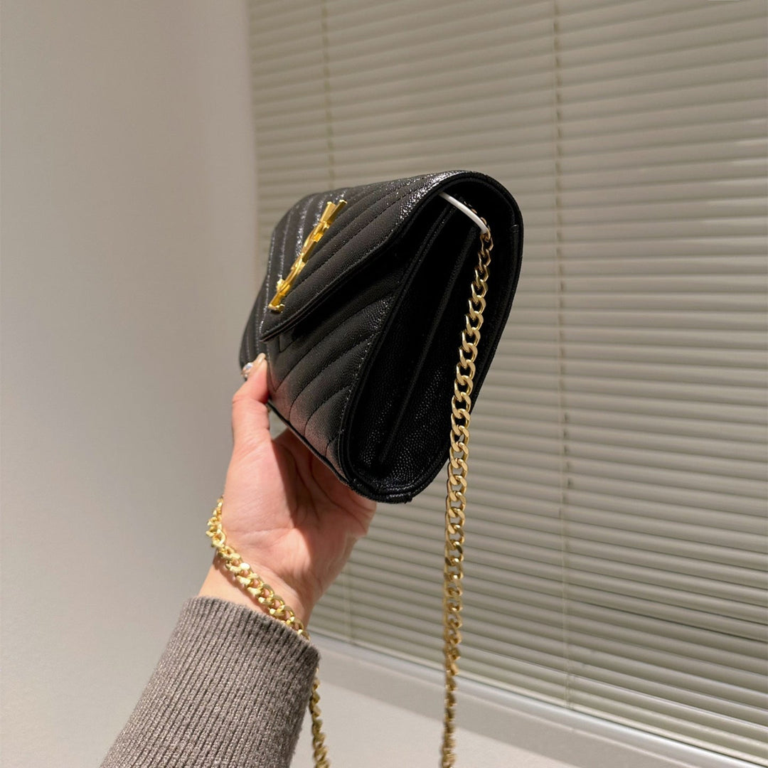 Classic Lattice Caviar Leather Bag