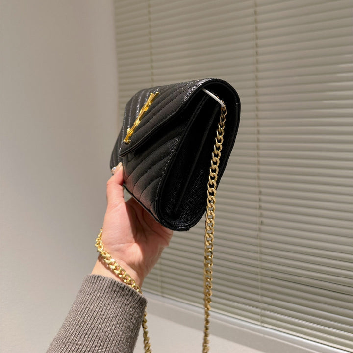 Classic Lattice Caviar Leather Bag