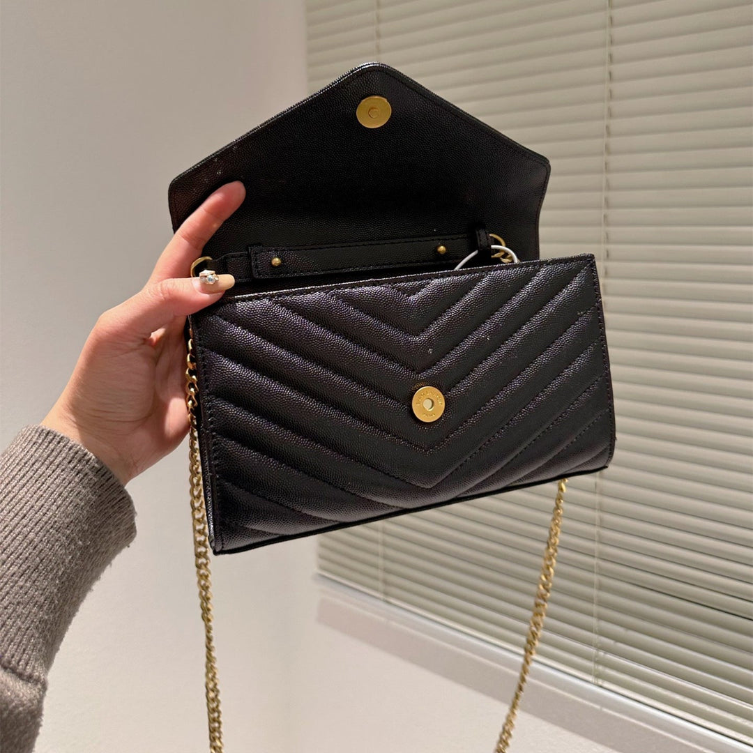 Classic Lattice Caviar Leather Bag