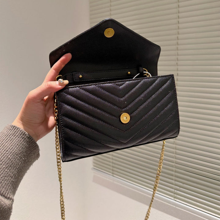 Classic Lattice Caviar Leather Bag