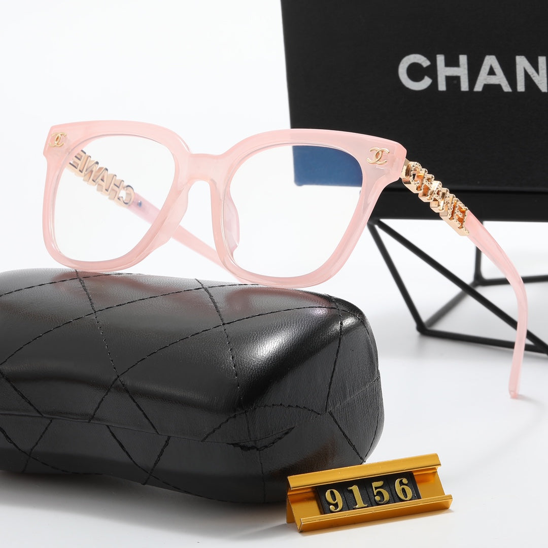 7 Colors - Gold Monogram Trimmed Sunglasses