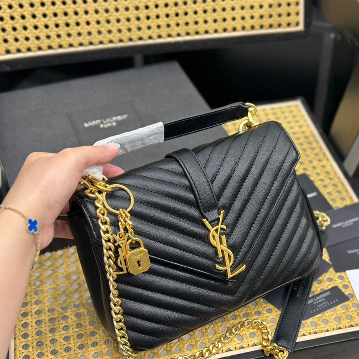 Classic YS letter messenger bag