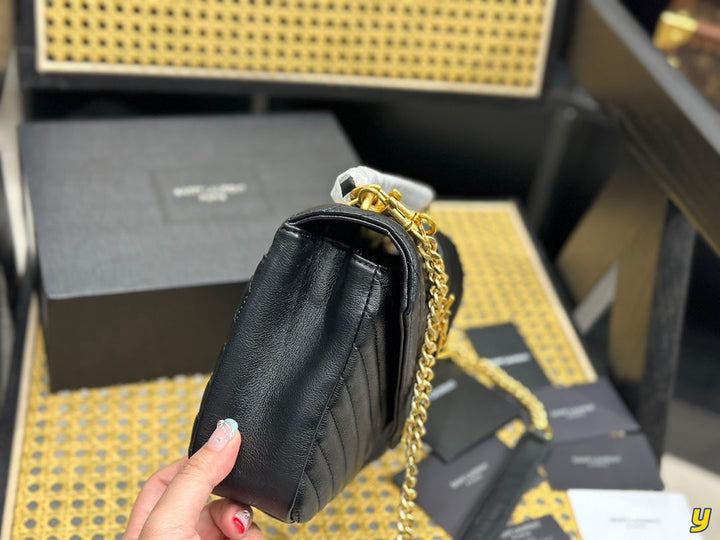 Classic YS letter messenger bag