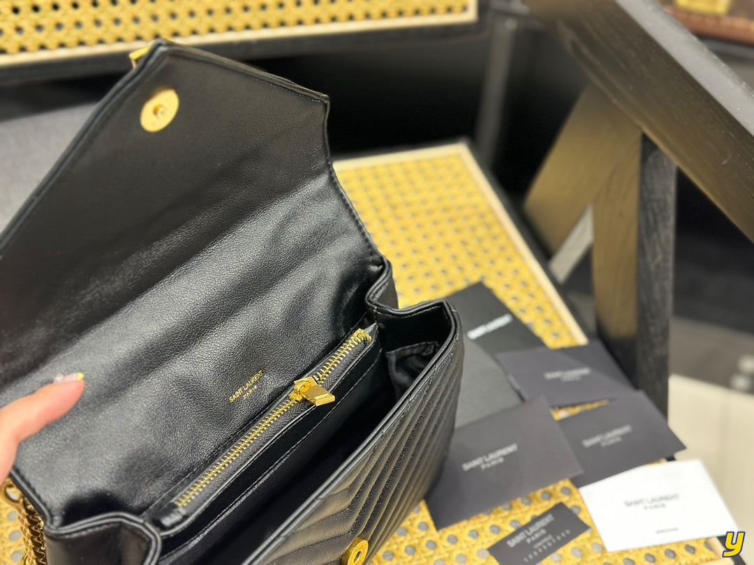 Classic YS letter messenger bag