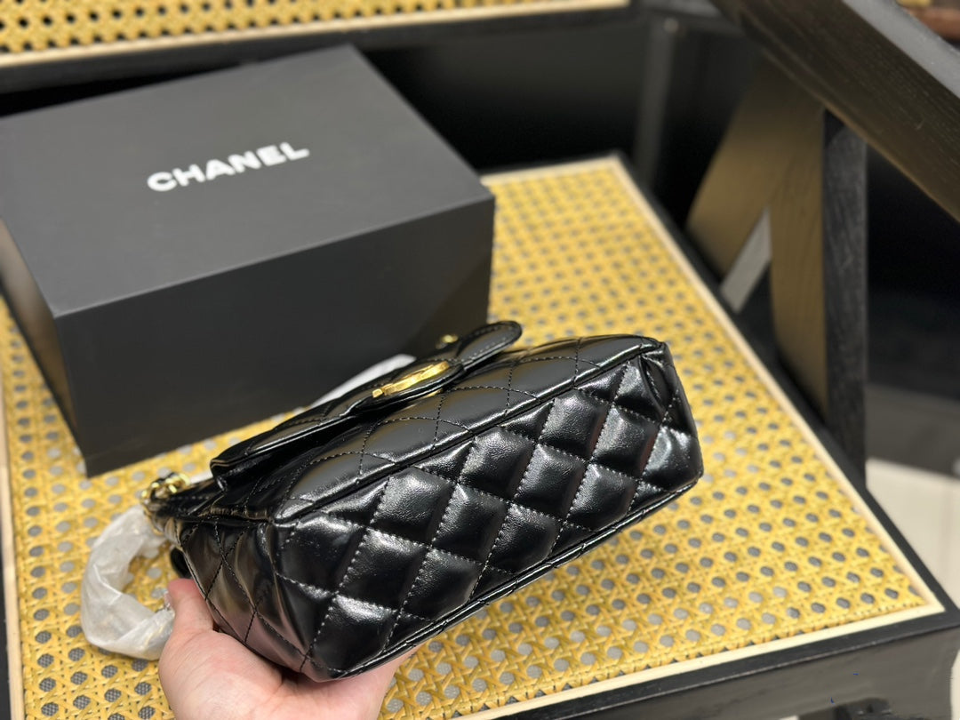 Fashion Double C Bump and Irregular Messenger Bag