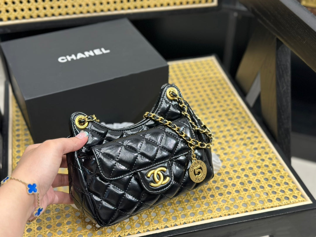 Fashion Double C Bump and Irregular Messenger Bag