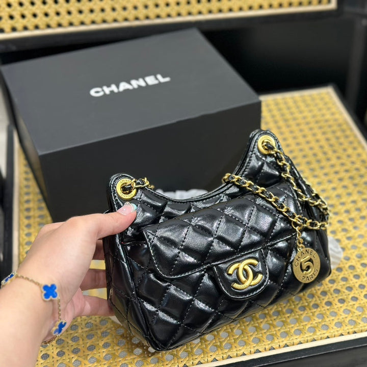 Fashion Double C Bump and Irregular Messenger Bag