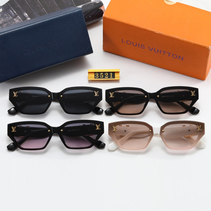 4-color fashion four-leaf clover polarized sunglasses