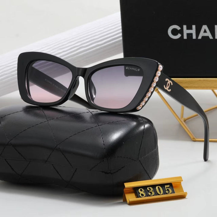 6 Colors Pearl Trimmed Sunglasses