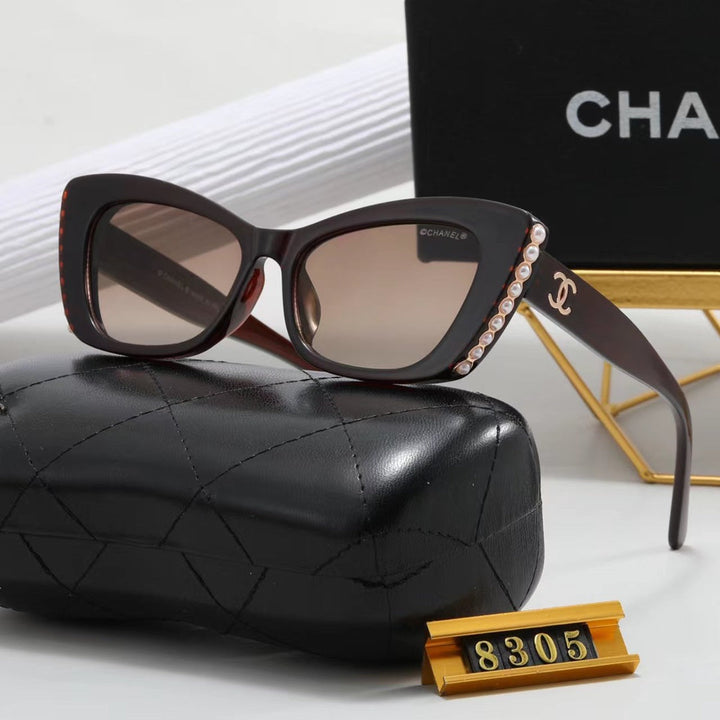 6 Colors Pearl Trimmed Sunglasses