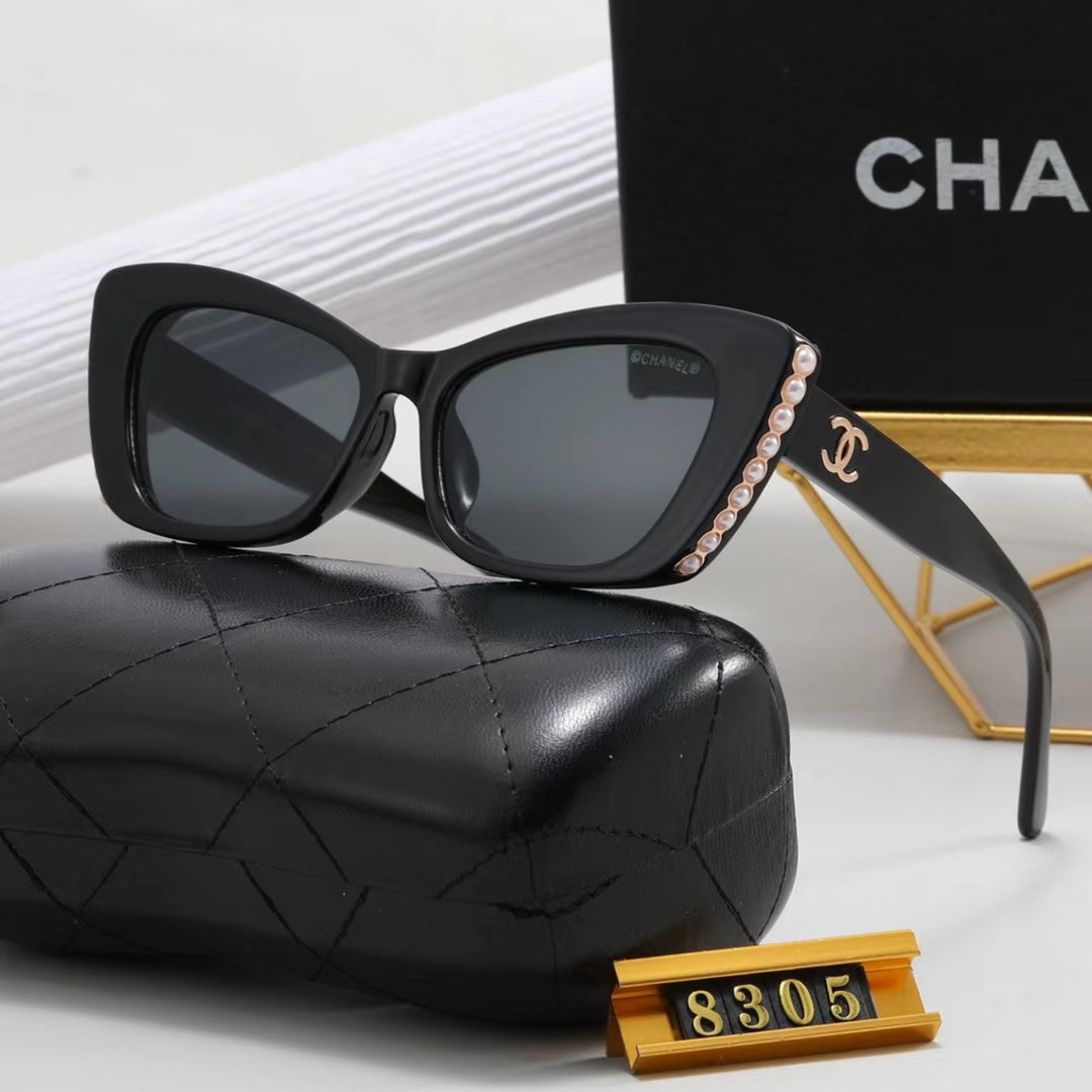 6 Colors Pearl Trimmed Sunglasses