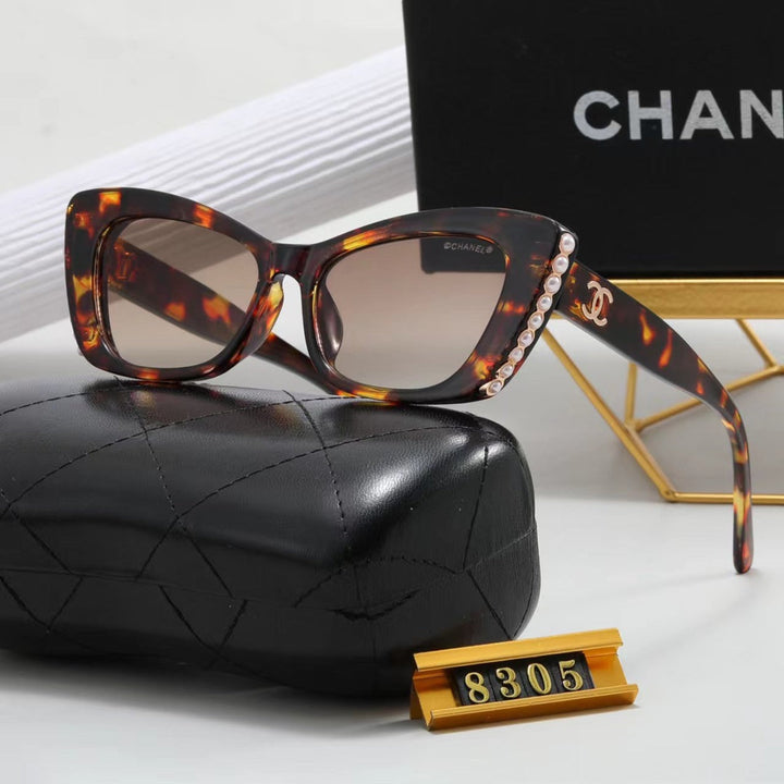 6 Colors Pearl Trimmed Sunglasses
