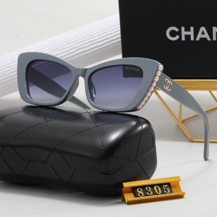 6 Colors Pearl Trimmed Sunglasses
