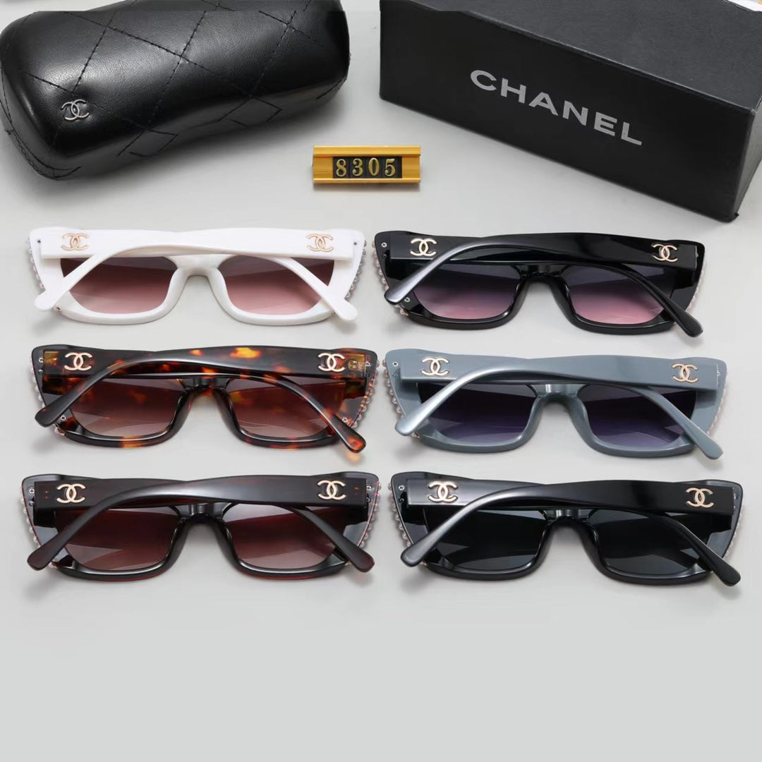 6 Colors Pearl Trimmed Sunglasses