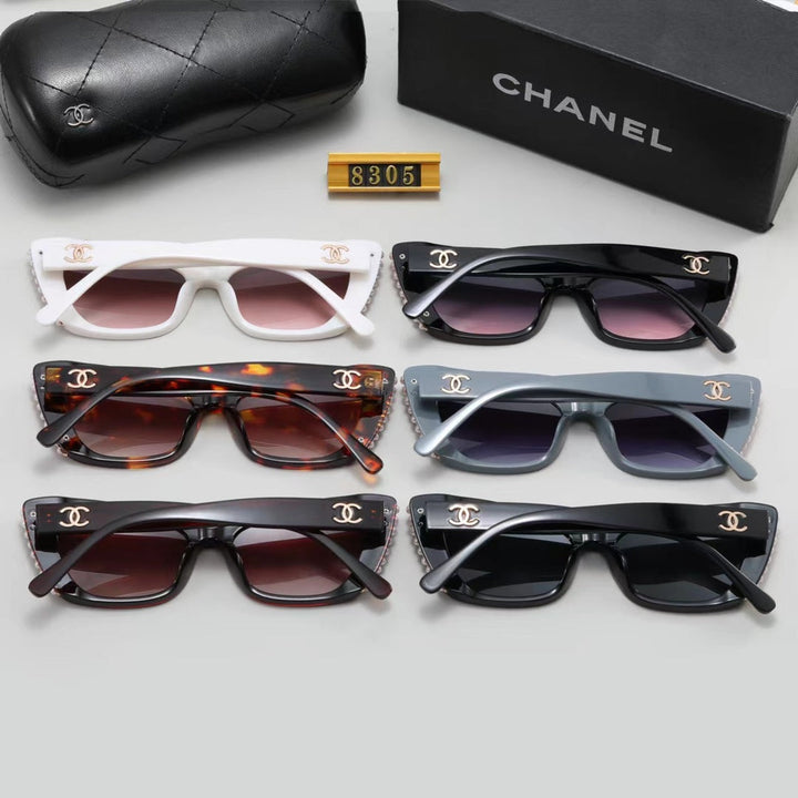 6 Colors Pearl Trimmed Sunglasses