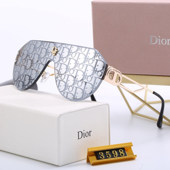 6 Colors - Large Rimmed Frameless Luxury Sunglasses
