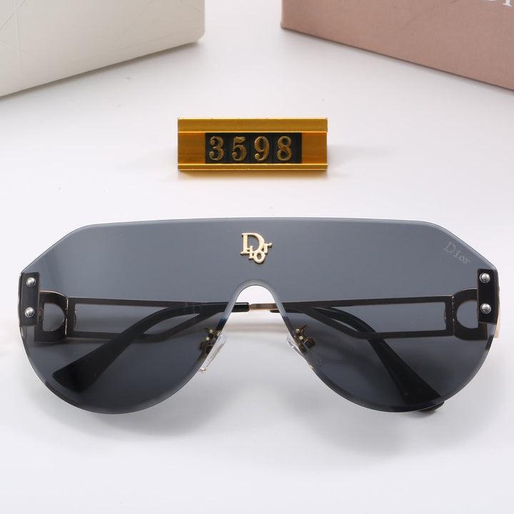 6 Colors - Large Rimmed Frameless Luxury Sunglasses