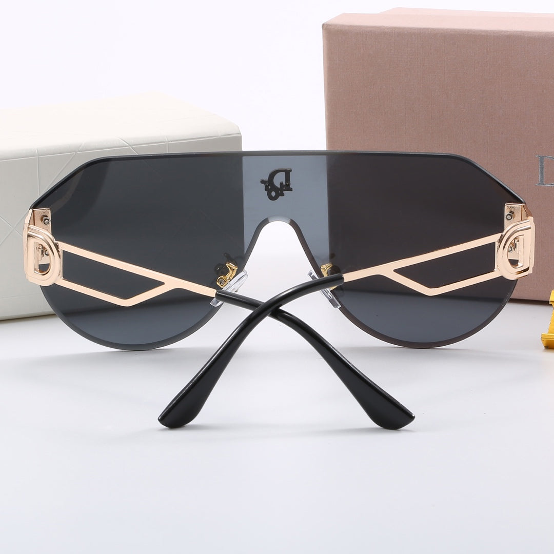 6 Colors - Large Rimmed Frameless Luxury Sunglasses