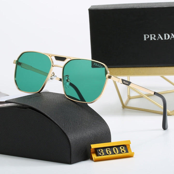 4-color fashion PA letter sunglasses