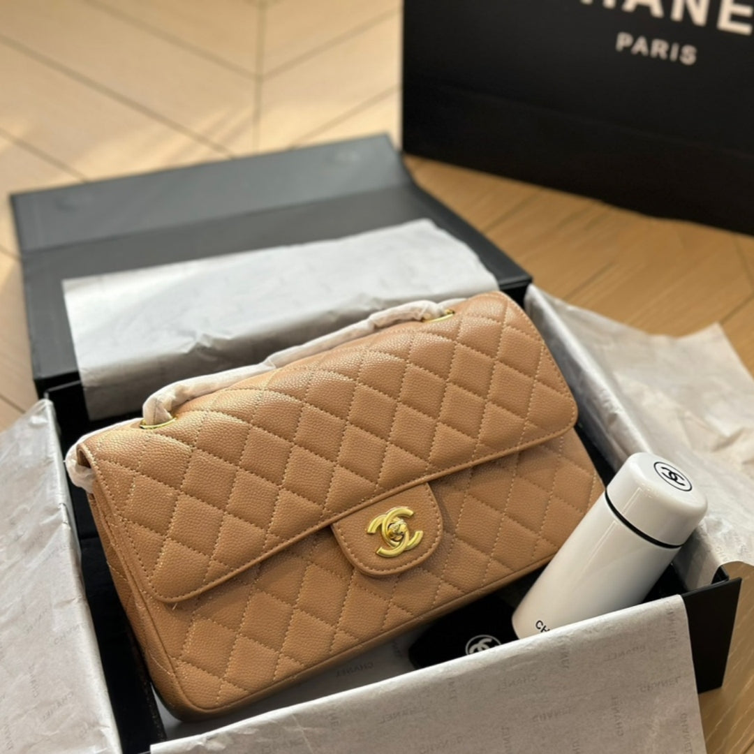 Fashion CC Letter Check Crossbody Bag