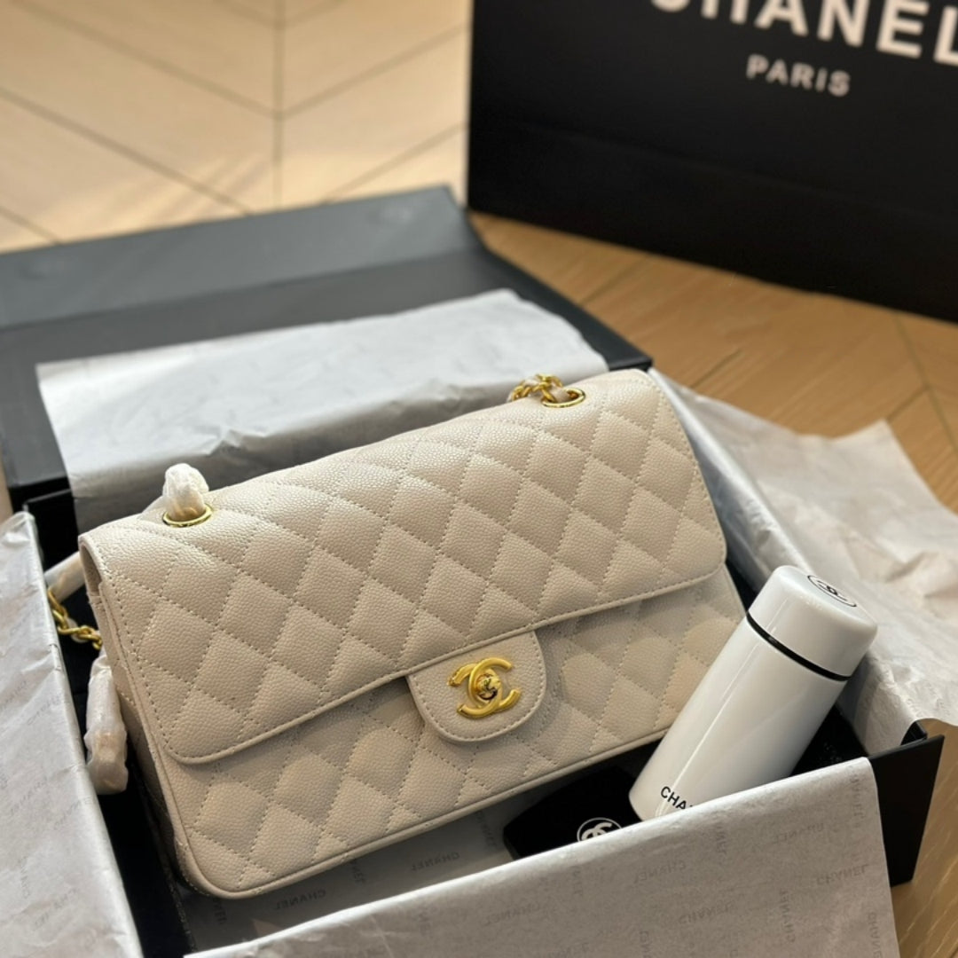 Fashion CC Letter Check Crossbody Bag