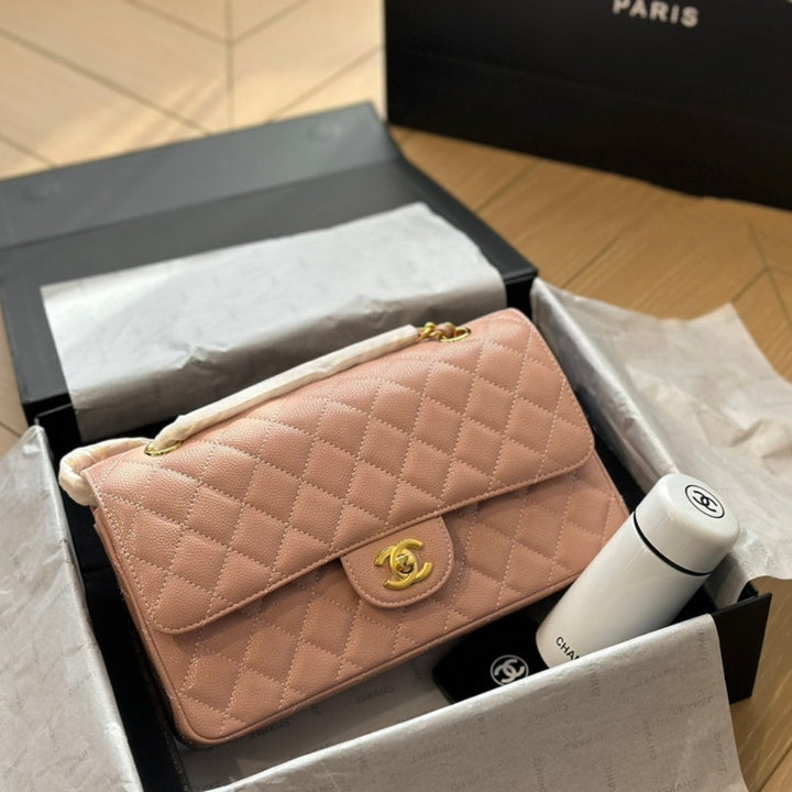 Fashion CC Letter Check Crossbody Bag