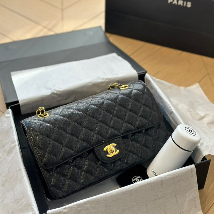 Fashion CC Letter Check Crossbody Bag