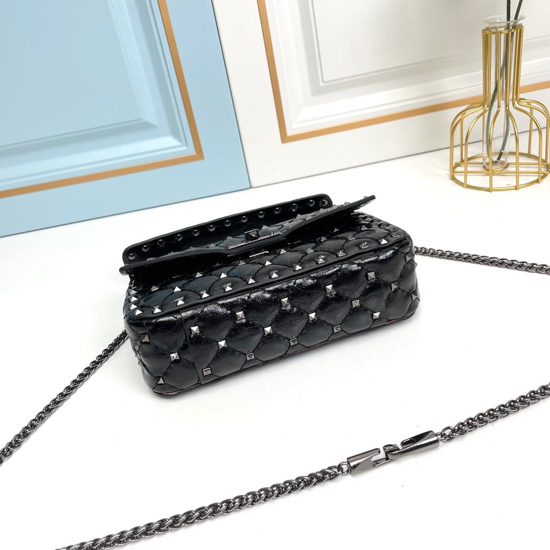 3 Colors Cowhide Leather Crossbody