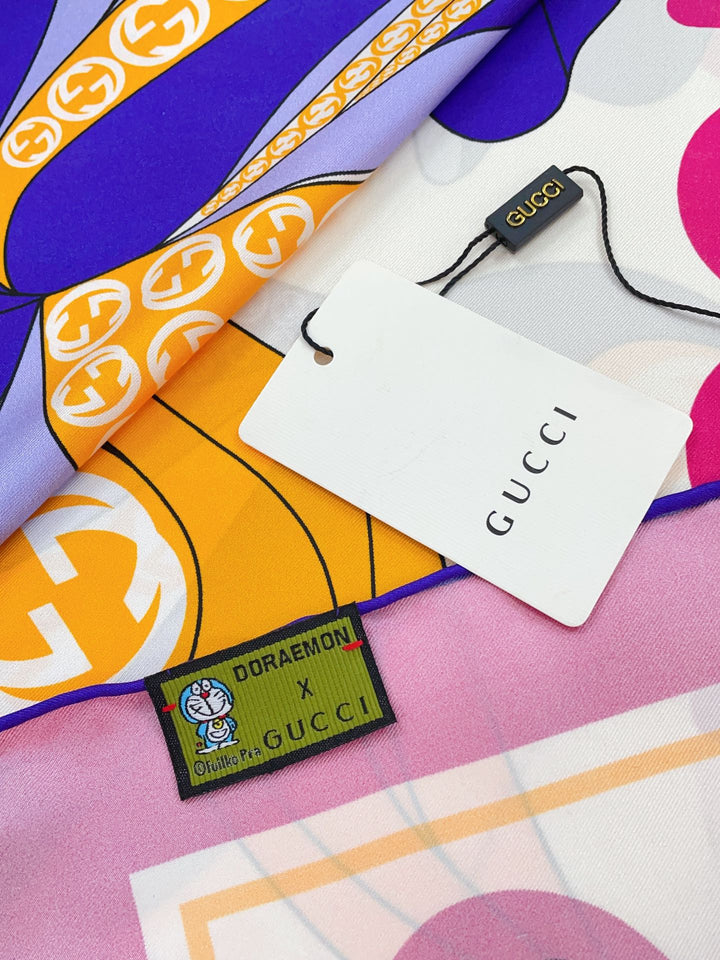 Fashion GG printed silk scarf