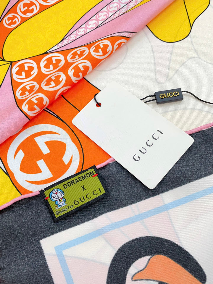 Fashion GG printed silk scarf