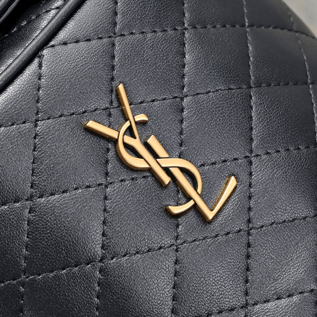 New Leather Flap Bucket Bag