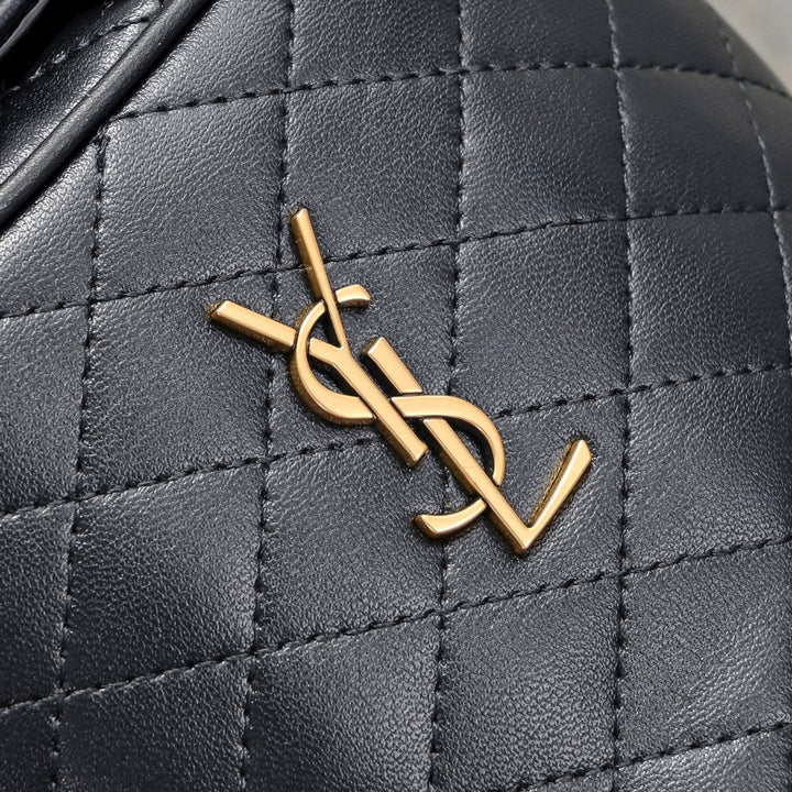 New Leather Flap Bucket Bag