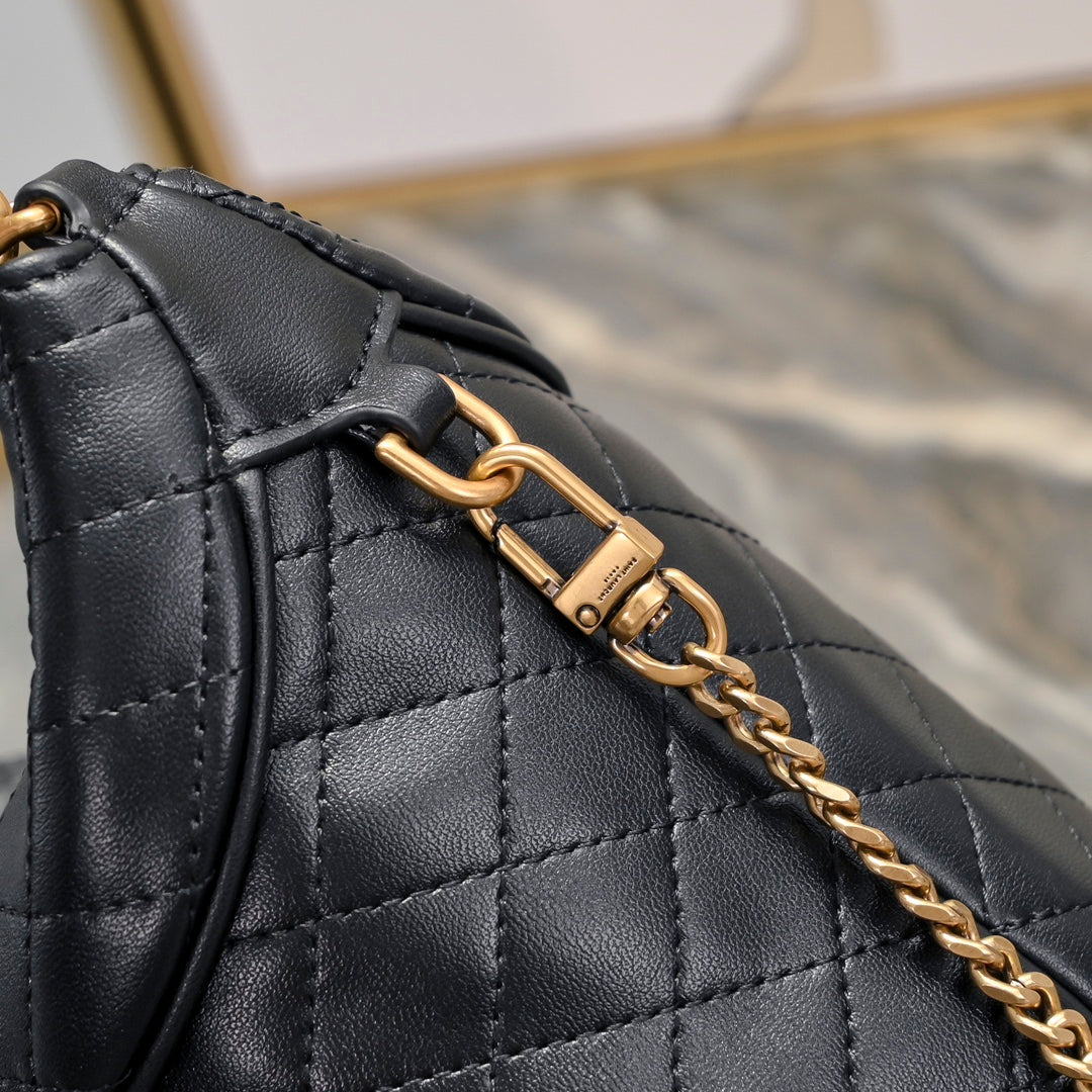 New Leather Flap Bucket Bag