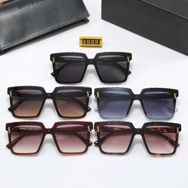 5 Colors - Exclusive Logo Luxury Sunglasses