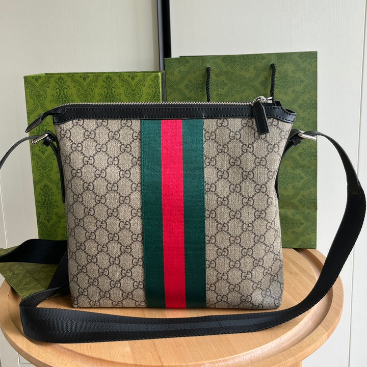 Men's Vintage Print Collection Crossbody Bags